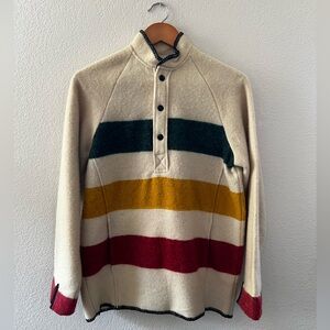 Rare 1970s Woolrich Hudson Bay Pullover Jacket